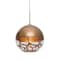Besa Lighting Rocky Cord Pendant, Copper, Satin Nickel Finish, 1x60W Incandescent 1JT-ROCKYCP-SN - alternate 1